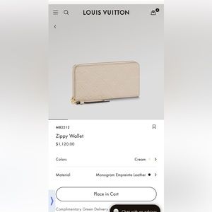 Supple Monogram Empreinte leather embossed with Louis Vuitton's iconic pattern.